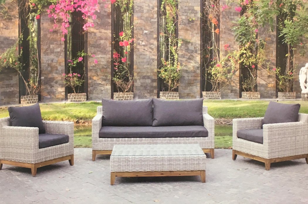 Check out our brand new range of rattan garden furniture & furnishings