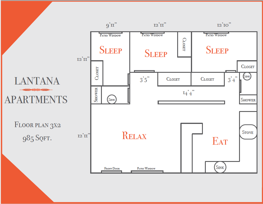 Floor Plans Lantana Apartments Austin, Texas