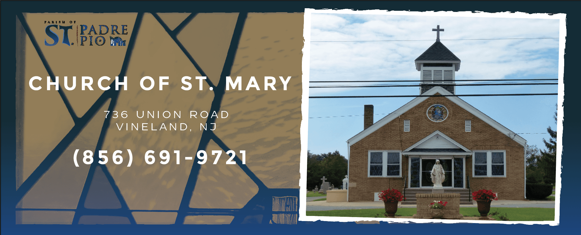 site of Padre Pio Parish Located in Vineland, NJ