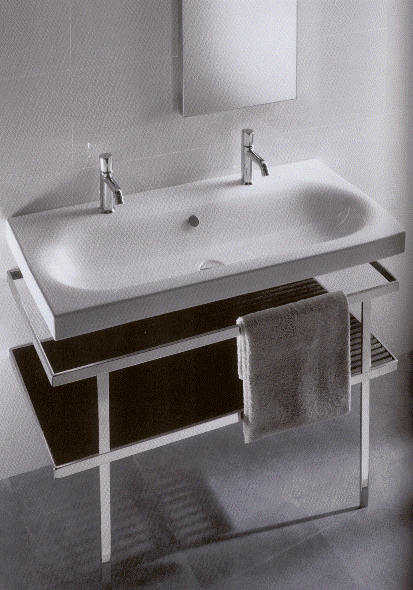 lavabo con doppio lavandino