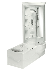 vasca idromassaggio con doccia