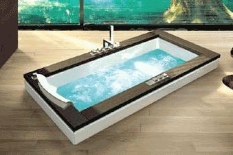 vasca rettangolare piena