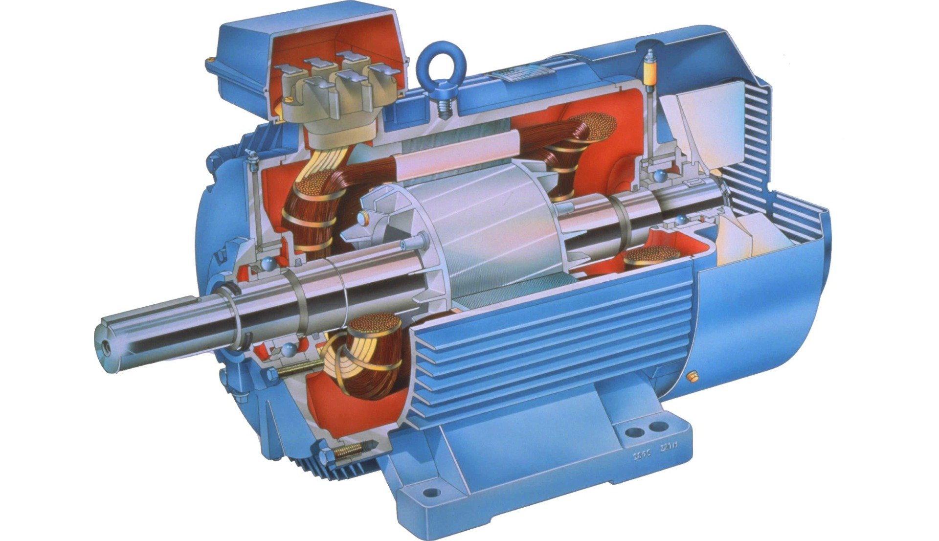 Bagian-Bagian Dinamo Motor Listrik dan Fungsinya