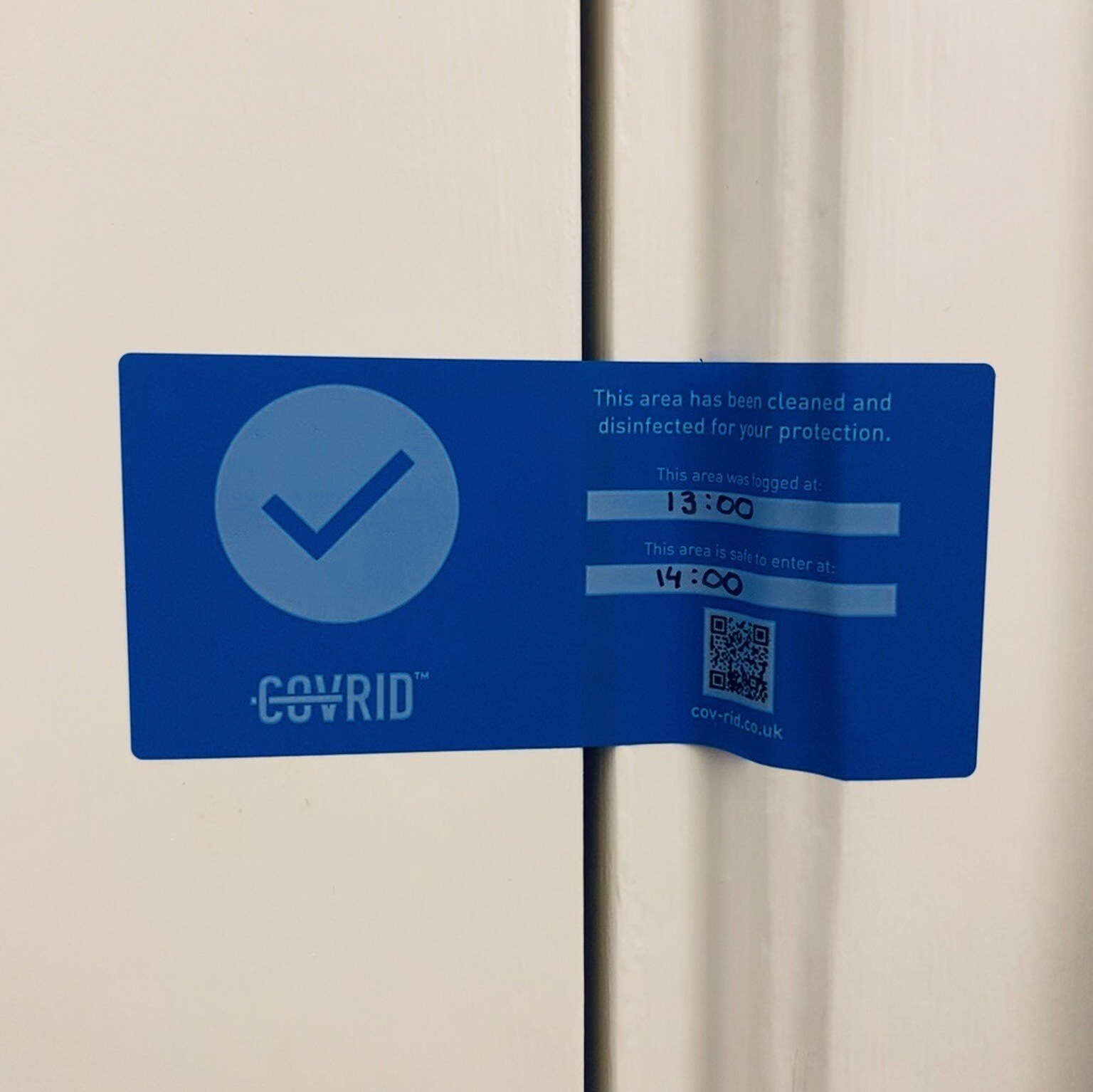 COVRID Tamper Evident Door Seal