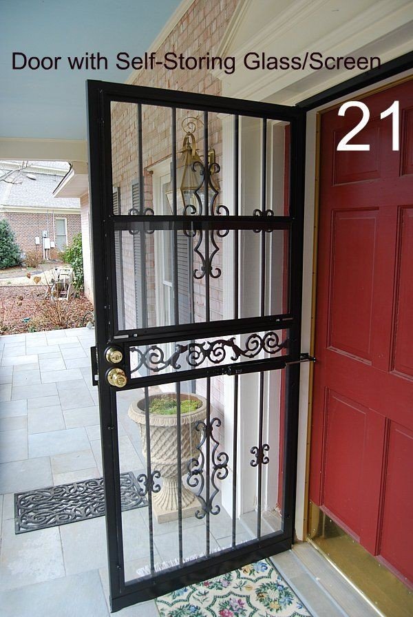 Security Doors Midstate Burglar Bars & Ironworks, Inc. Montgomery