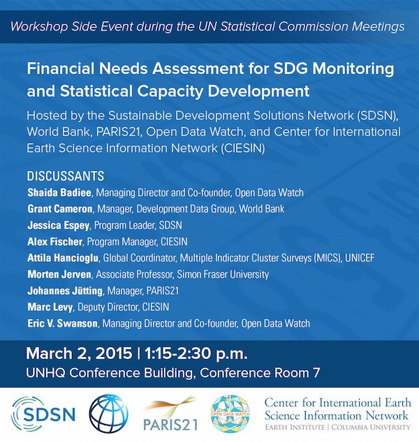 Un Side Event Workshop Financial Needs Assessment For Sdg