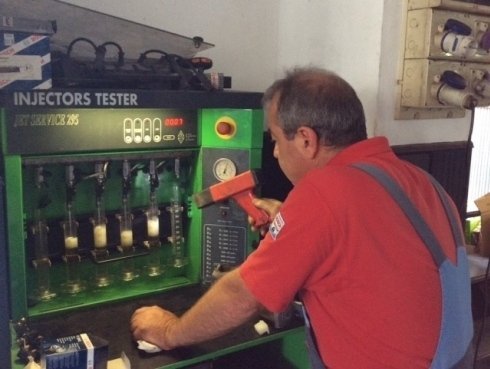 test degli iniettori