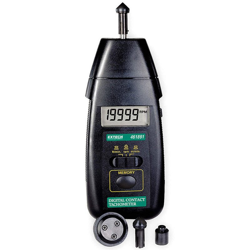 Non Contact Laser Tachometer measures rotational speed