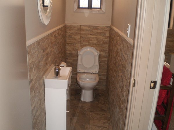 Interior view of bathroom