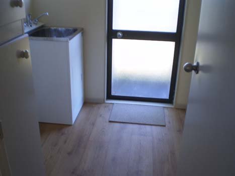 View of the laundry room 
