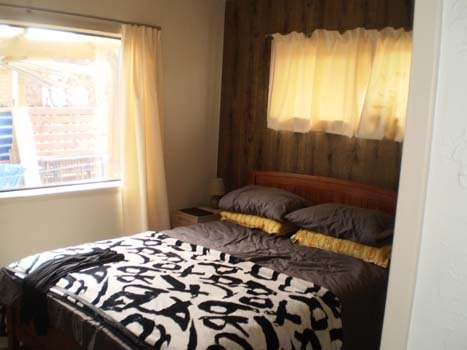 Interior view of a cosy bedroom 