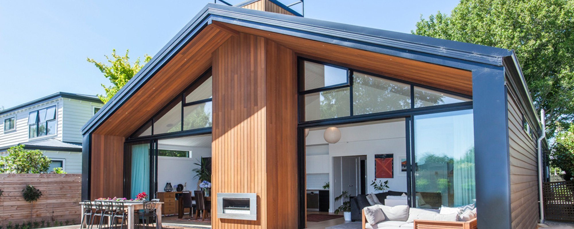 Exterior view of the house 