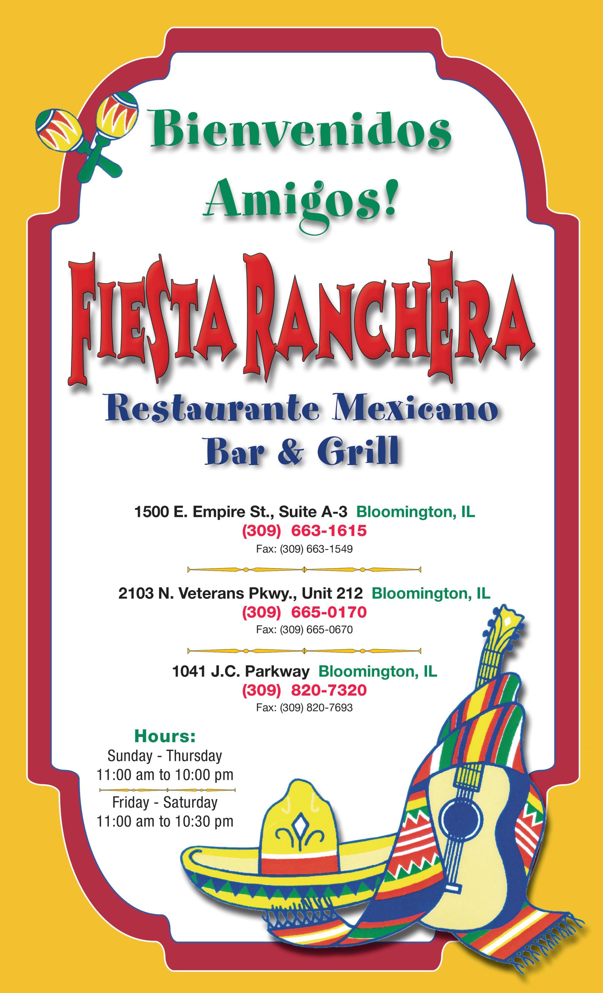 Mexican Food and Margarita Specials Bloomington, IL