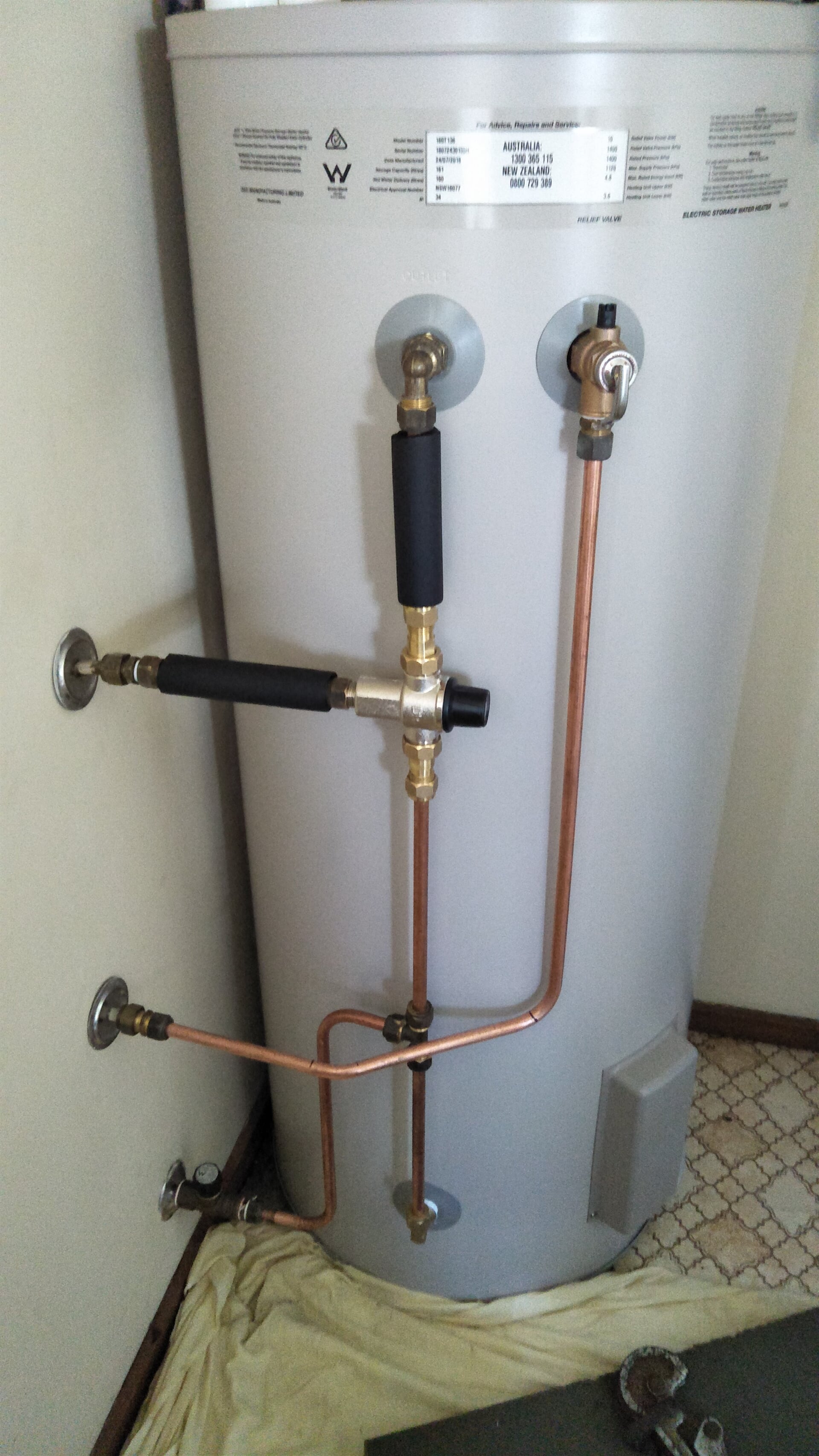 Electric Storage Water Heater — Electricians in Central Coast, NSW