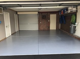 grey garage floor