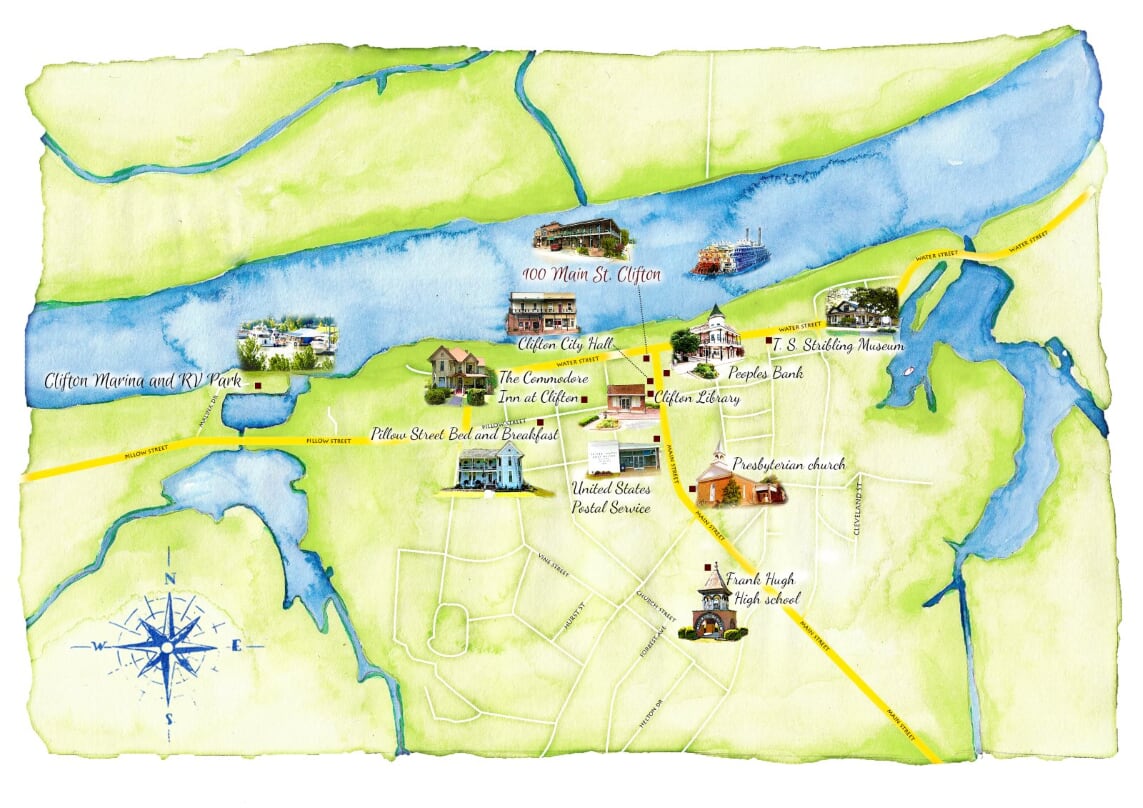 Clifton Marina and RV Park Location