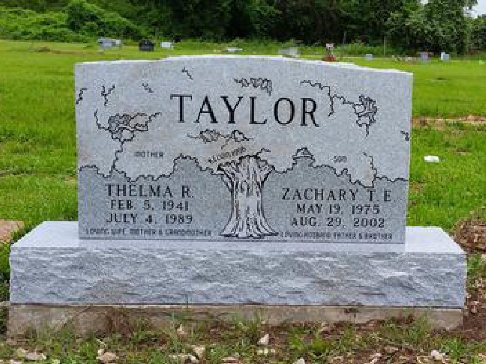 Specialized Upright Headstones & Memorials J & L Monuments