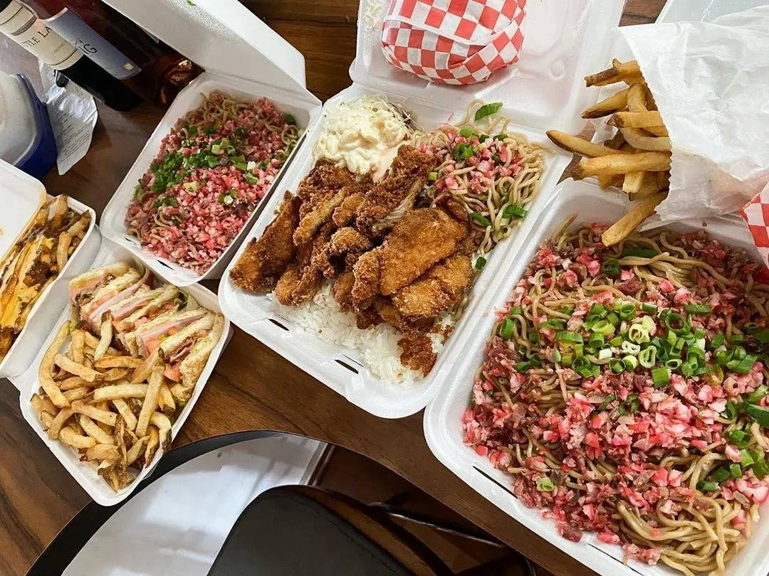 Fried Noodles Waipahu, HI Leeward DriveInn