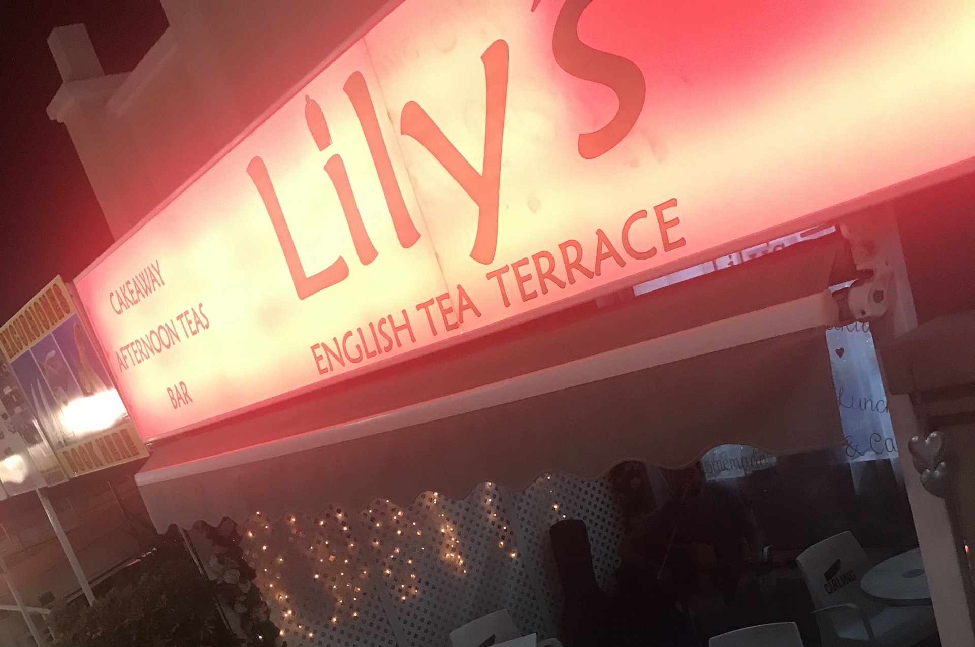 Lily's Menu