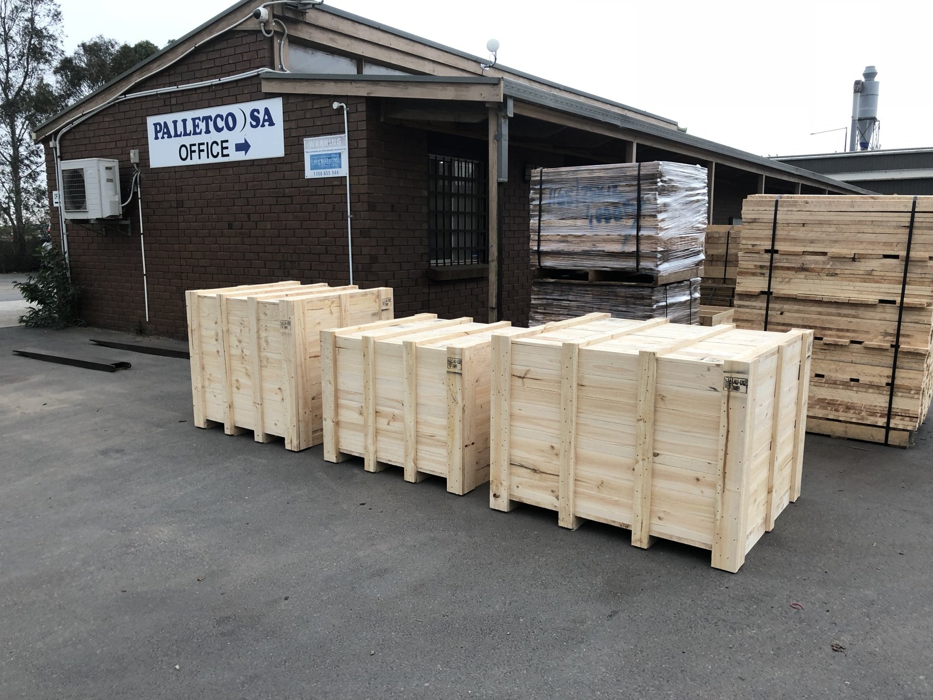 Timber Crates in Adelaide Palletco SA Wooden Crates Adelaide