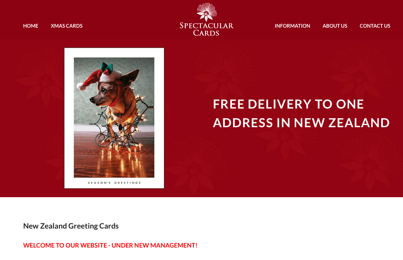 Spectacular Cards Website