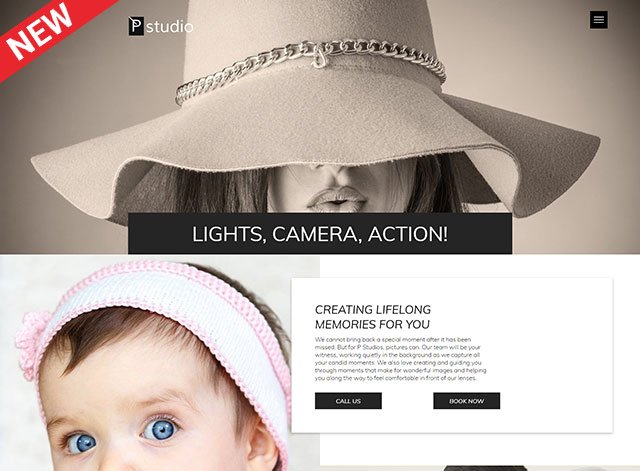 Photography Website Design Themes by Search Marketing Specialists