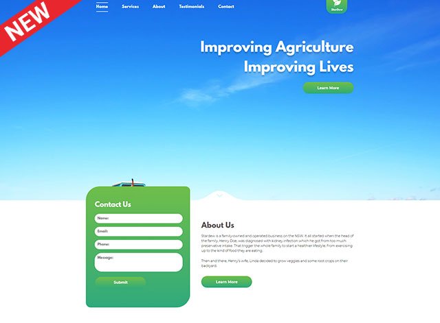 Agriculture Website Design Themes by Search Marketing Specialists