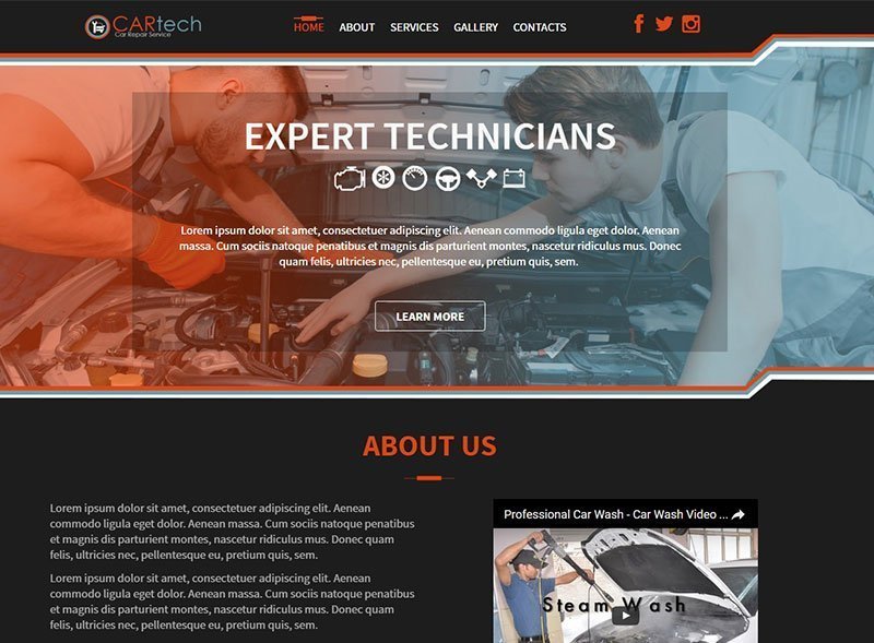 Automotive Website Design Themes by Search Marketing Specialists