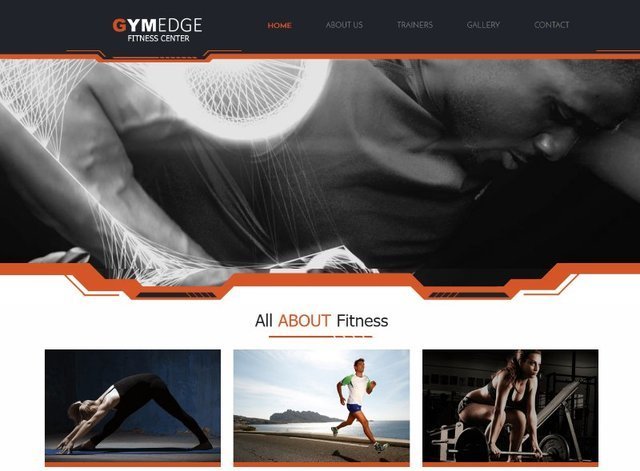 Fitness Website Design Themes by Search Marketing Specialists