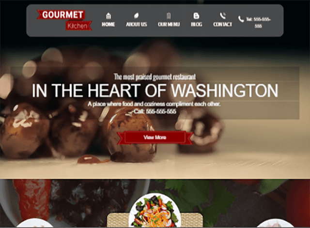 Restaurant Website Design Themes by Search Marketing Specialists