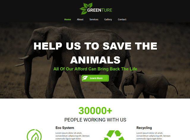 Nature Website Design Themes by Search Marketing Specialists