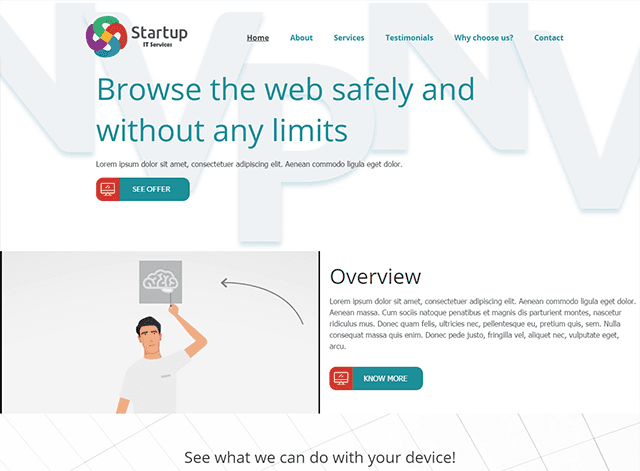 IT Services Website Design Themes by Search Marketing Specialists