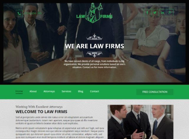 Law Website Design Themes by Search Marketing Specialists