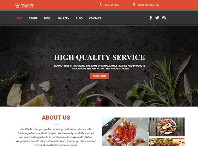 Restaurant Website Design Themes by Search Marketing Specialists