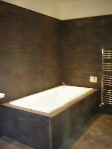 tiled bathroom