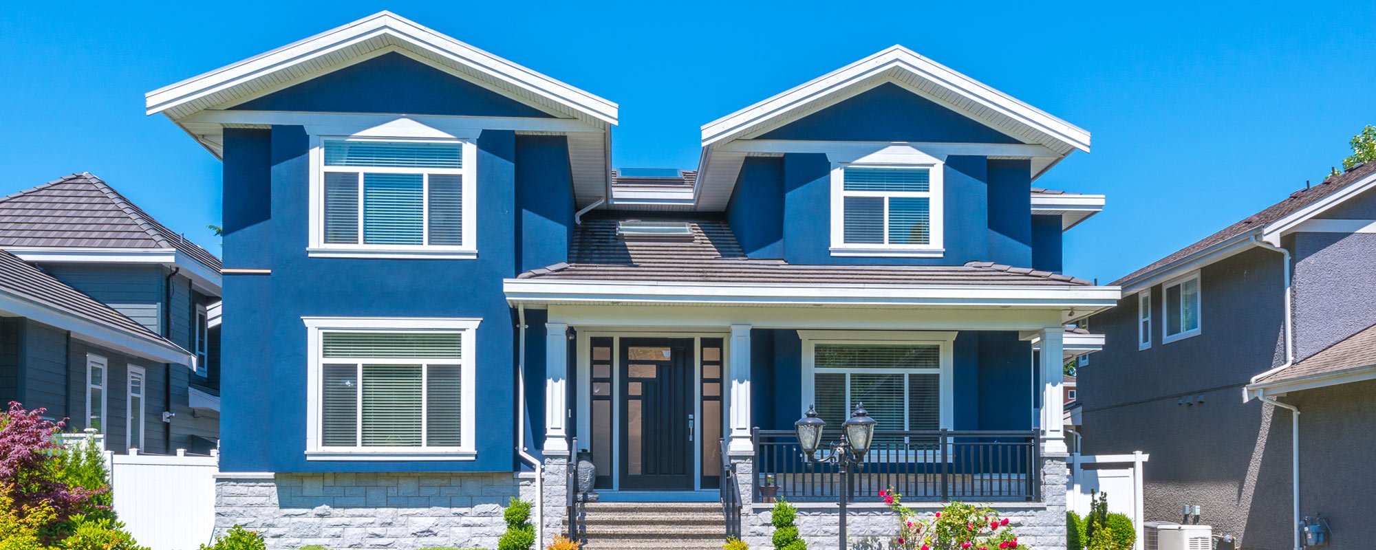 Exterior view of the house after renovationr