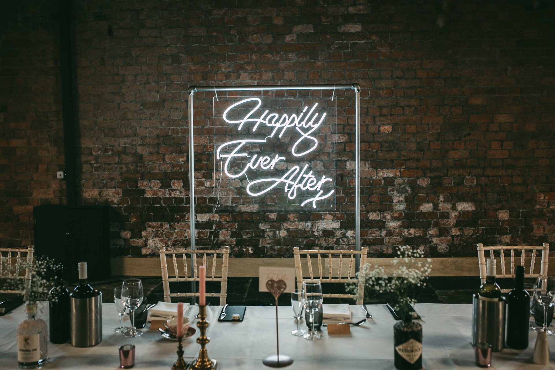 Wedding Neon Signs &amp; Backdrop Hire Liverpool, Cheshire