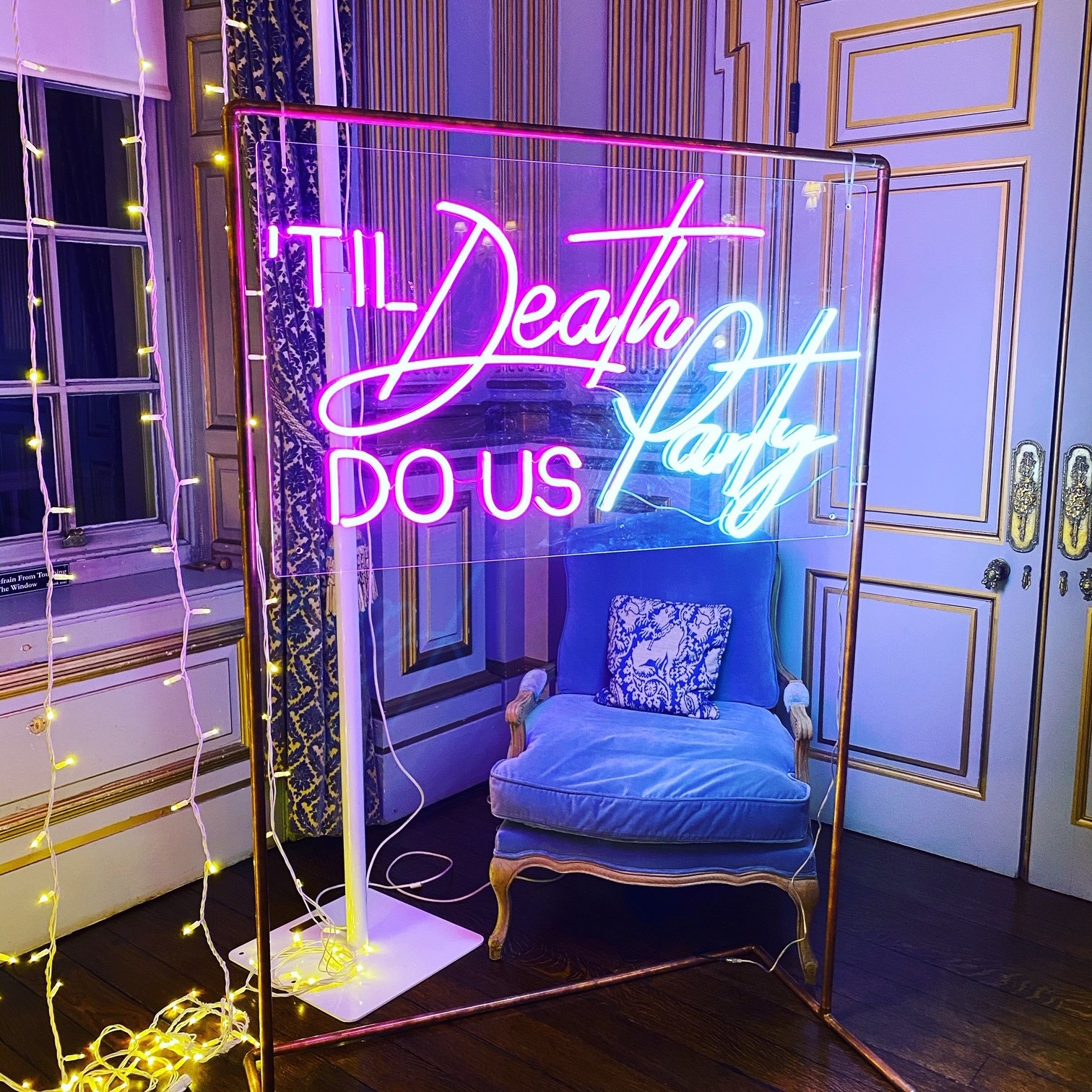 Wedding Neon Signs &amp; Backdrop Hire Liverpool, Cheshire