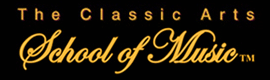 The Classic Arts School of Music Logo