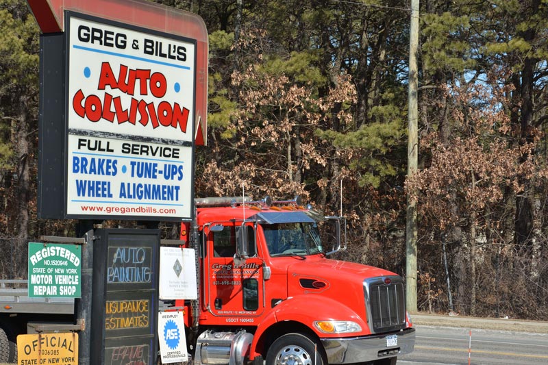Towing Medford, NY Greg & Bill's Auto Collision and Diagnostic Car Care