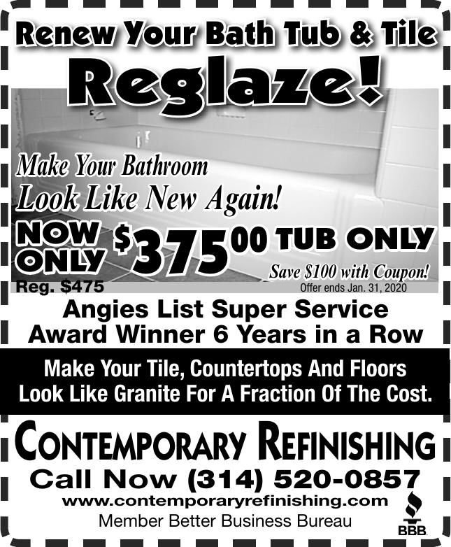 Contemporary Refinishing Tub Refinishing St. Louis, MO