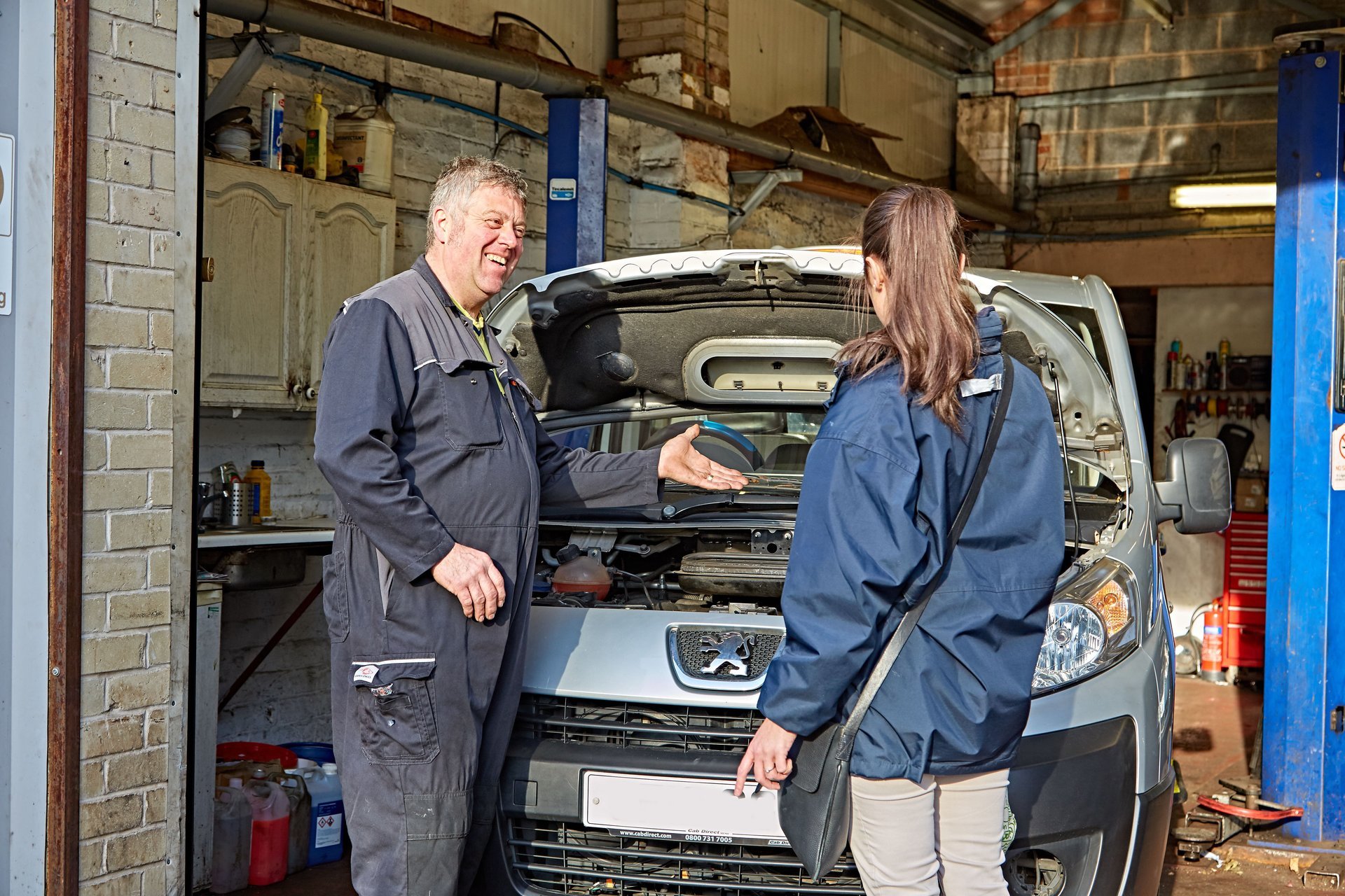 Expert mechanics at Steve Plain Peugeot and Citroen Specialist