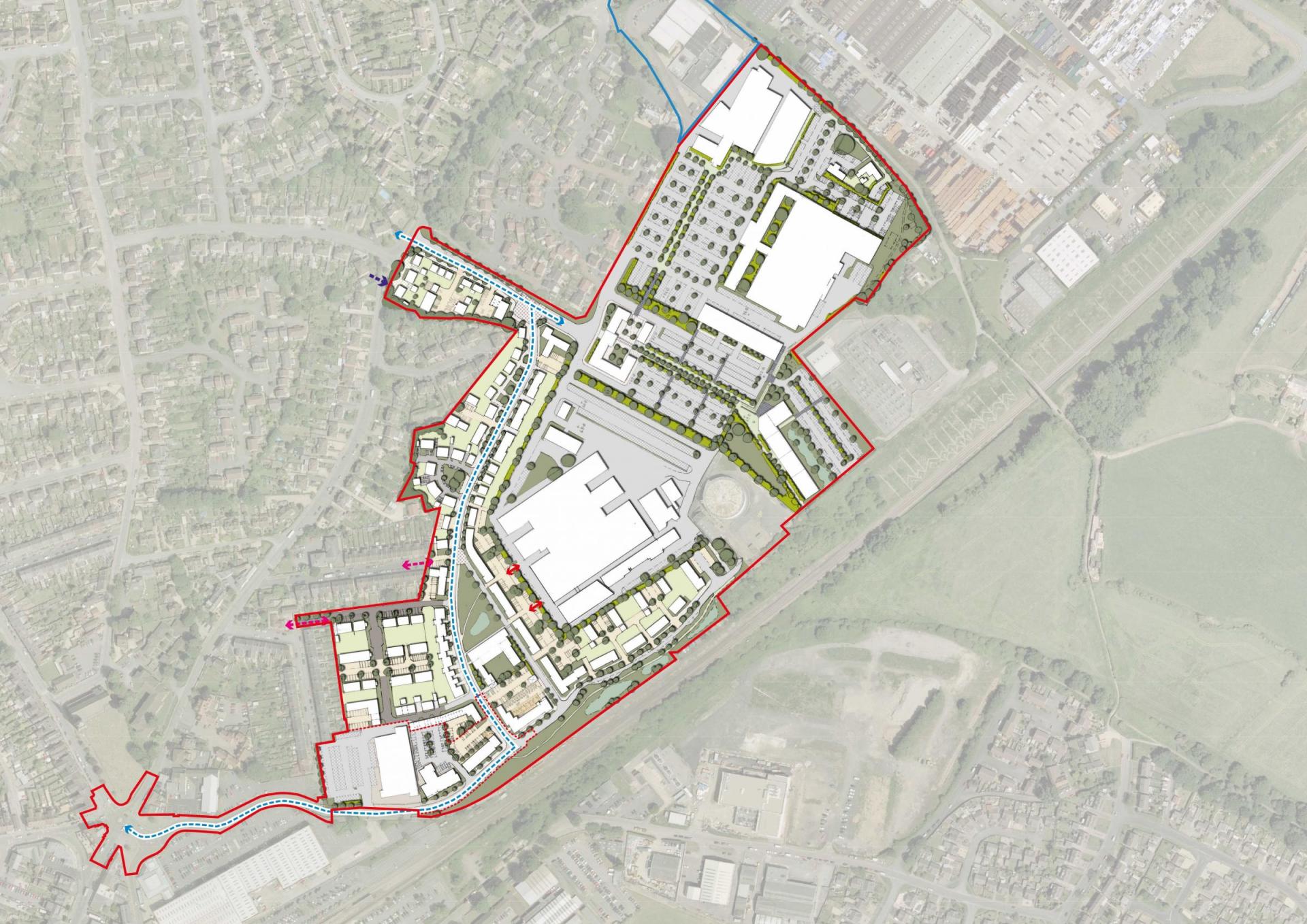 Langley Park 400 Space Car Park, Chipppenham