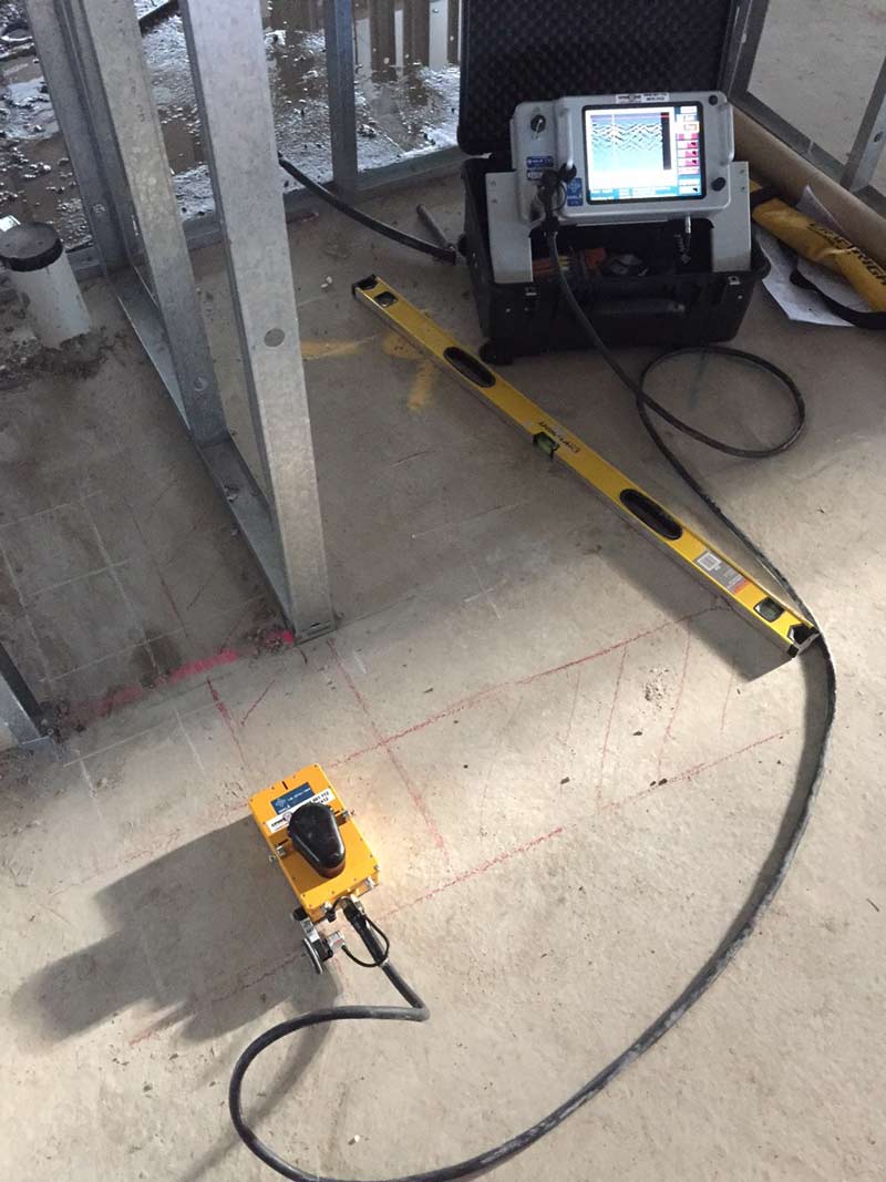 concrete scanning equipment