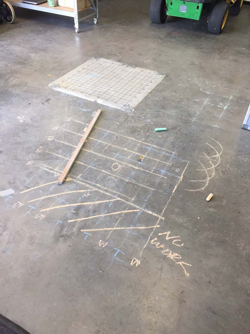 concrete scanning grid
