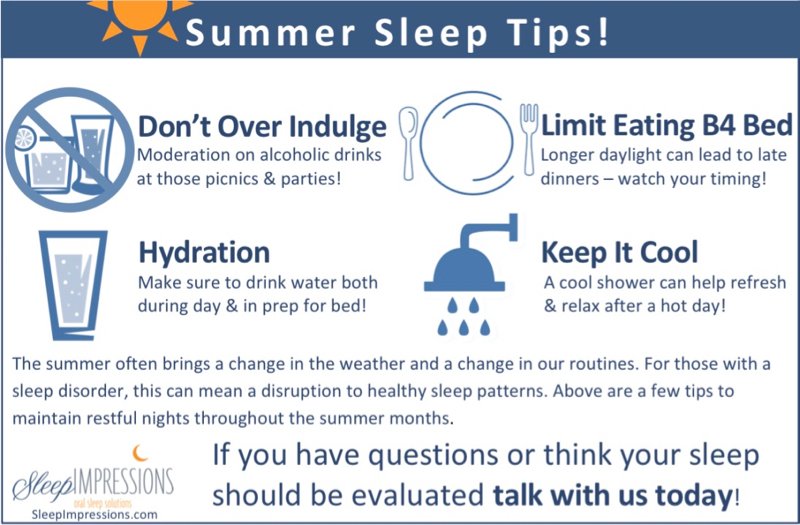 Summer Sleep Tips