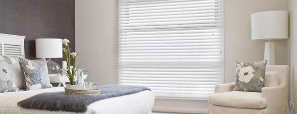 fabrics and things bedroom with grey and white colour wall having windows with venetian blinds fabrics and things bedroom with grey and white colour wall having windows with venetian blinds