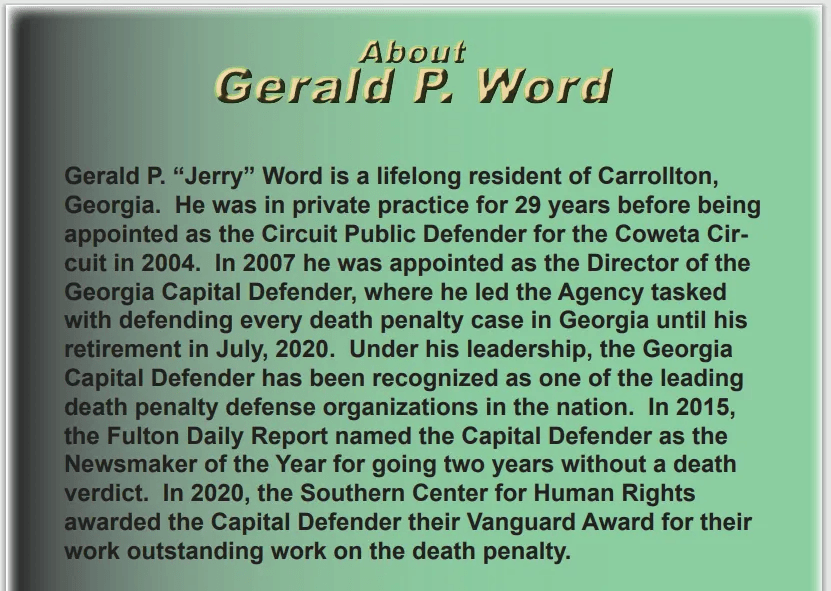 Gerald P Word - Attorney at Law