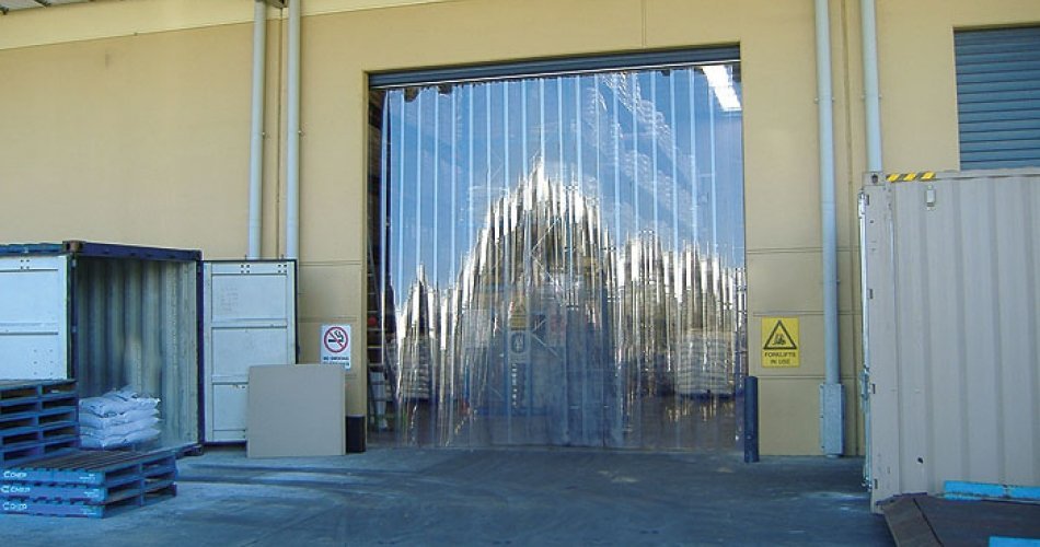 Heavy Duty Industrial PVC Strip Curtains in Belfast Pressford Shutters