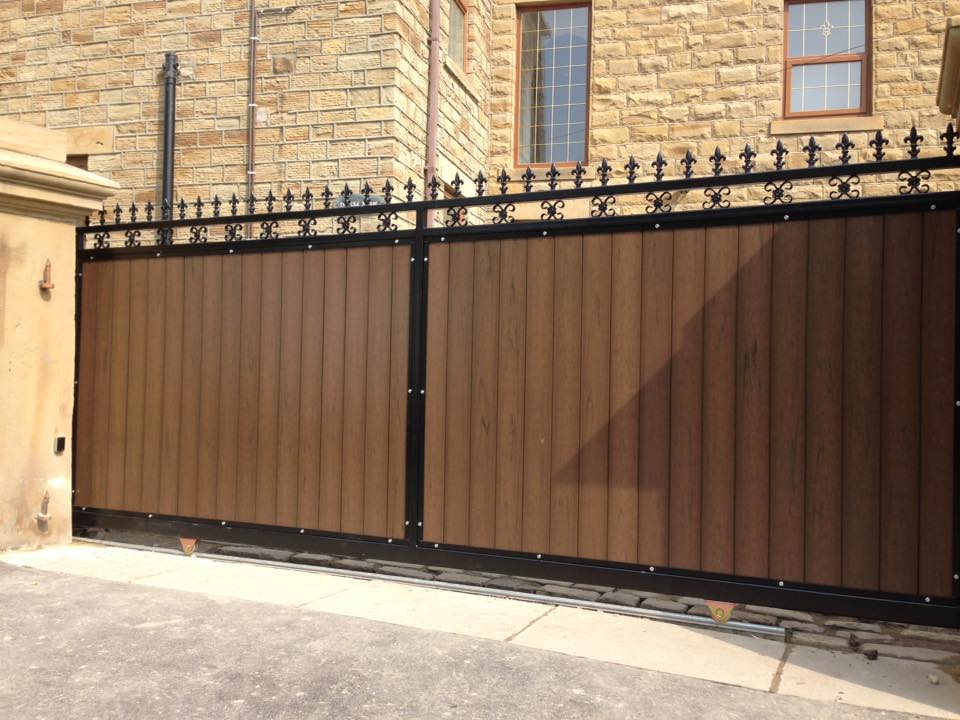PVC cladding gates.